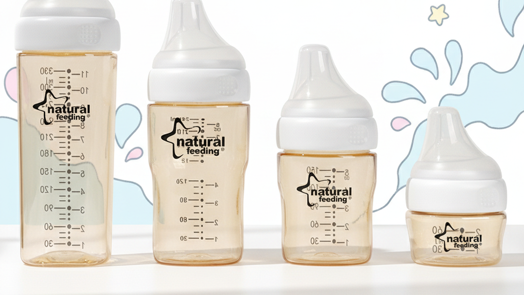PPSU square baby bottle - BebeFree